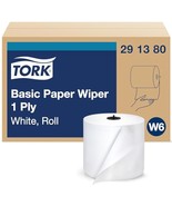 Tork Basic Paper Wiper White W6, Roll Towel, 4 x 1452 Sheets, 291380 - $84.99