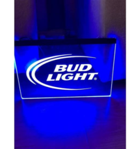 BUD LIGHT LED SIGN NEON LIGHT UP 8x12 - $19.30