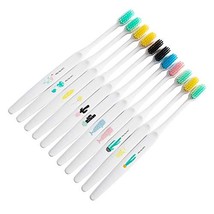 Durable 10pcs Set PP Plastic Handle Toothbrush Soft PBT Toothbrush-head ... - £13.19 GBP