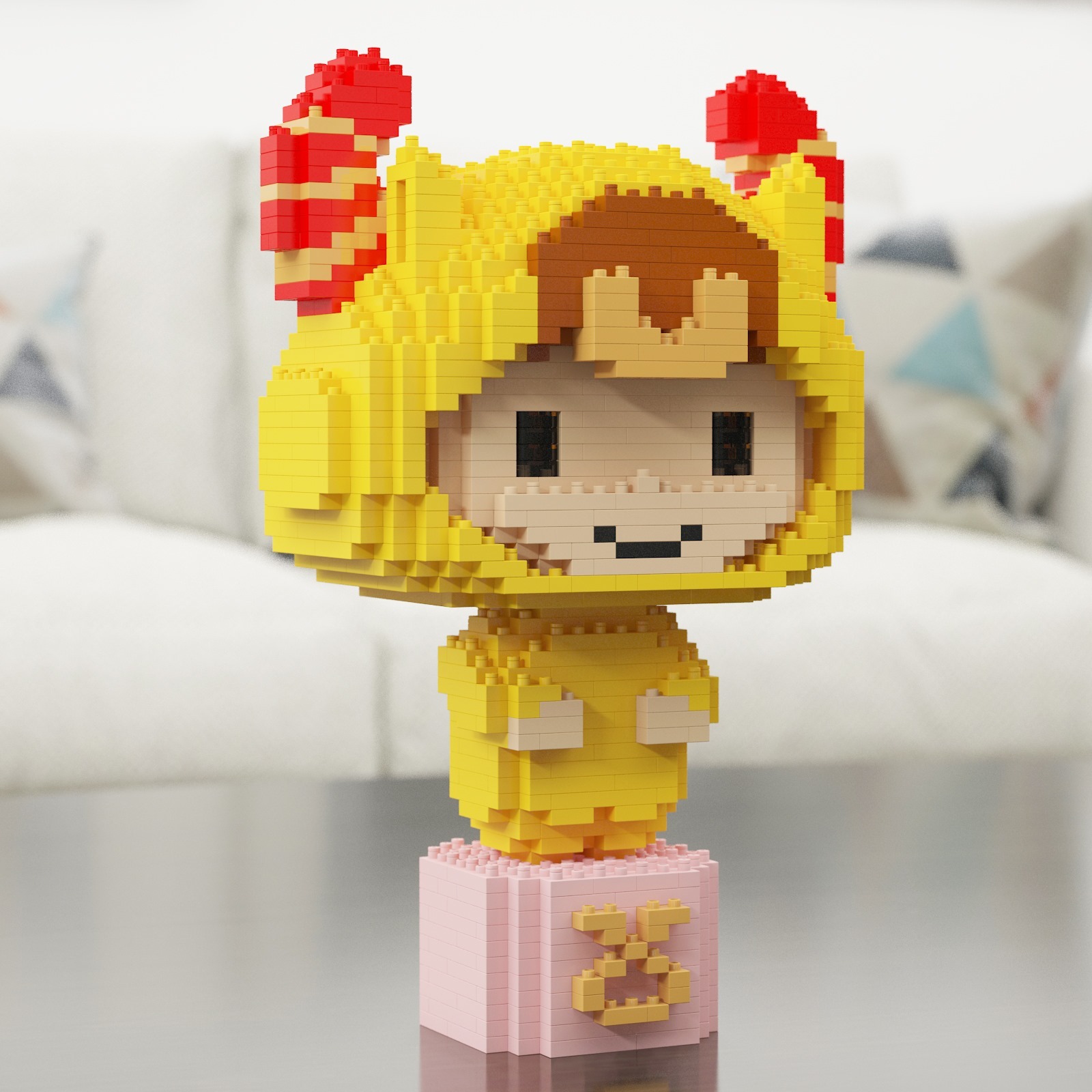 Zodiac Signs (Taurus) Sculptures  (JEKCA Lego Brick) DIY Kit Item image 4