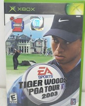 Xbox Video Game Sports Complete Tiger Woods PGA Tour 2003 Original Tested/Works - £12.41 GBP