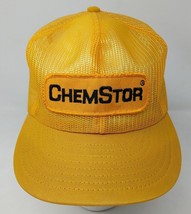 Chemstor All Mesh Farmer Farm Trucker Snapback Baseball Cap Hat USA Made VTG - £31.14 GBP