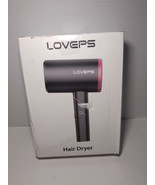 LOVEPS Hair Dryer With Diffuser 1400-1875W Model D091  Styling Concentra... - $24.74