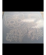 Day Of The Dead Cat| Cat| Dia De Los Muertos|Sugar SKULL Style|Vinyl|Decal - $4.95