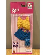 Barbie Ken Go In Style Fashions Outfit 68040 Bathing Suit Shirt Mattel 1996 - $17.81