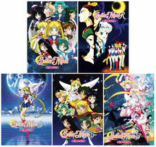 Dvd Anime Sailor Moon Season 1-5 (1992-1996) English Dubbed Dhl Express - £70.77 GBP