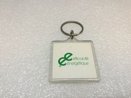 Vintage Promo Key Ring ENERGY EFFICIENT EE EFFICACITÉ ÉNERGÉTIQUE Porte-... - £4.92 GBP