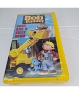 Bob the Builder - Busy Bob &amp; Silly Spud VHS 2001 Clamshell Yellow Tape - $4.94