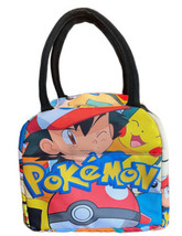 Pokémon Ash &amp; Pikachu Insulated Lunch Bag Tote Lunch Work Tote - £17.68 GBP