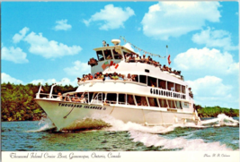 Postcard  Cruise Boat Thousand Islands Ontario Canada Unposted  6 x 4 Ins. - £4.67 GBP