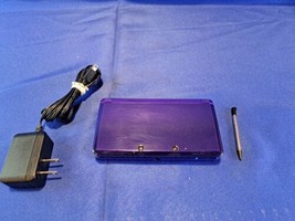 2011 Nintendo 3DS Midnight Purple Portable Gaming Console TESTED WORKING!!! - £219.41 GBP