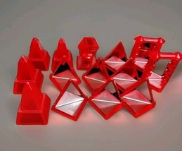 Laser Khet 2.0 RED SILVER Game Replacement Parts Pieces 28pc Lot - $19.80