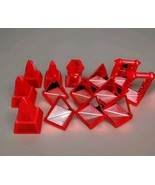 Laser Khet 2.0 RED SILVER Game Replacement Parts Pieces 28pc Lot - $19.80