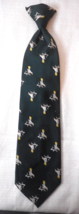 Mens Clip-On Ties Pre-tied Necktie Distinctive Neckware Embroidered Bird... - £6.21 GBP