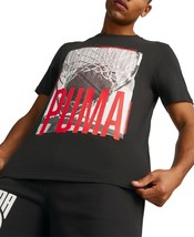 Puma Men&#39;s Hoops Graphic Short-Sleeve T-Shirt - Black-Medium - £15.97 GBP