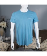 Abercrombie &amp; Fitch Shirt Mens Medium Color Blue Crew Neck Preppy Curved... - $409.23 MXN