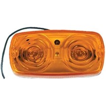 Uriah Products UL903000 4&quot; x 2&quot; x 1-1/8&quot; Double-Bullseye Amber LED Clear... - $25.71