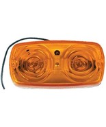 Uriah Products UL903000 4&quot; x 2&quot; x 1-1/8&quot; Double-Bullseye Amber LED Clear... - $35.01 CAD