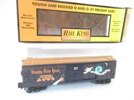 MTH TRAINS 30-7460- 2000 NEW YEAR&#39;S  BOXCAR- 2 DIFFERENT SIDES - 0/027- ... - $31.81