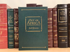 Out of Africa by Isak Dinesen - leather bound edition - £41.47 GBP