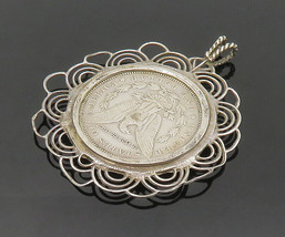 925 Sterling Silver - Vintage 1888 One Dollar U.S. Coin Pendant - PT16854 - £183.31 GBP