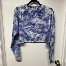 Spiritual Gangster Izzy Crop Crew Neck Sweatshirt Wildflower Tie Dye Size Small - £26.58 GBP