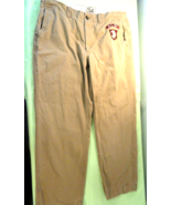 AMERICAN LIVING TAN PANTS W/ 101ST AIRBORNE DESIGNER SCREAMING EAGLE 36X30 - $825.41 MXN