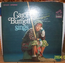 Carol Burnett Sings LP Record stereo 1967 33RPM LSP-3879 - £11.64 GBP