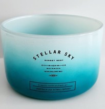 Candle Holder Jar Blue New OB Seven Willows Wax Co Stellar Sky Crafts ELEC - €17,55 EUR