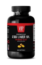 Cod Liver Oil Pills - Norwegian Cod Liver Oil - Brain Supplement - 1 Bottle - £14.16 GBP