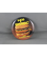 Vintage McDonalds Pin - 1 39 Big Mac - Celluloid Pin  - $15.00