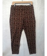 Soft Surroundings Essential Ponte Leggings Animal Leopard Print Women&#39;s ... - $458.86 MXN
