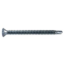 #10-16 x 2-1/2&quot; Zinc Plated Steel Phillips Flat Head Self-Drilling Screws - £9.63 GBP+