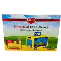 Kaytee Critter Trail Off To School Multi Purpose Bus Assorted ( Color Red) - £10.54 GBP