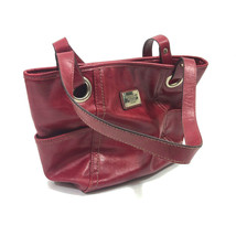 Vintage Relic Burgundy Faux Leather Shoulder Bag 13x10x4 inches - £18.15 GBP
