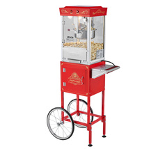 VEVOR Popcorn Machine with Cart, 8oz Kettle, 800W Commercial Popcorn Mak... - $277.86 CAD