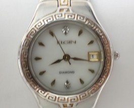 ELGIN EG157N Quartz Diamond All SS Women&#39;s Wristwatch - $21.29