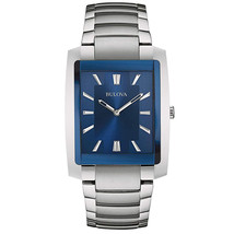 Bulova Men&#39;s Classic Blue Dial Watch - 96A169 - £162.02 GBP