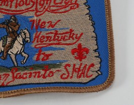 Vintage Blue Sam Houston Trail New Kentucky Gonzales Boy Scouts BSA Camp Patch - £9.31 GBP