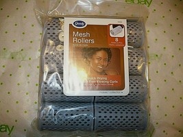 Goody Mesh Rollers 8 Rollers &amp; Pins Quick Drying Smooth Free Flowing Curls NEW - £9.10 GBP
