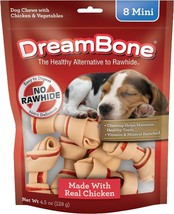 DreamBone Mini Chews Rawhide Free 8 Count - £6.23 GBP