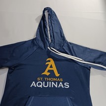 Fanthread St. Thomas Aquinas Men's Blue Hoodie Drawstring Pullover Sweatshirt M image 10