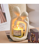Heartwarming Loving Couple Resin Statue - A Timeless Modern Home  - $560.70 MXN