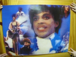 Prince Poster Blurry Purple Rain Face Shot - £211.93 GBP