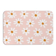 Mondxflaur Daisy Non Slip Bathroom Mat for Shower Quick Dry Diatom Mud Rugs - £15.12 GBP