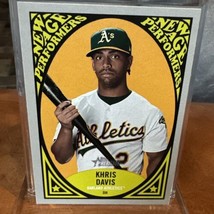 2019 Topps Heritage New Age Performers Khris Davis Oakland A’s - £0.99 GBP