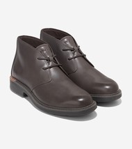 Cole Haan Men&#39;s Go-To Lace Chukka Ankle Boot Dark Roast Brown Pavement Size 10.5 - £98.91 GBP