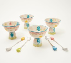 Temp-tations Egghunt Set of (4) 8-oz Parfait Cups - £38.05 GBP