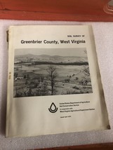 West Virginia Soil Survey Of Greenbrier County With B&amp;W And Color Maps Vintage - £29.75 GBP