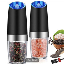 Gravity Electric Pepper and Salt Grinder Set; Adjustable Coarseness; Battery Pow - £27.78 GBP